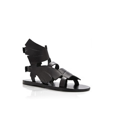 Carven Banana Leaf Winged Leather Sandals by Ancient Greek Sandals - Moda Operandi