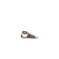 Black (Black) Black Studded Gladiator Sandals | 306734001 | New Look