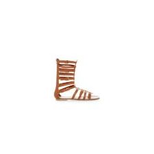 Tan (Stone ) Tan Mid Calf Gladiator Sandals | 305683418 | New Look